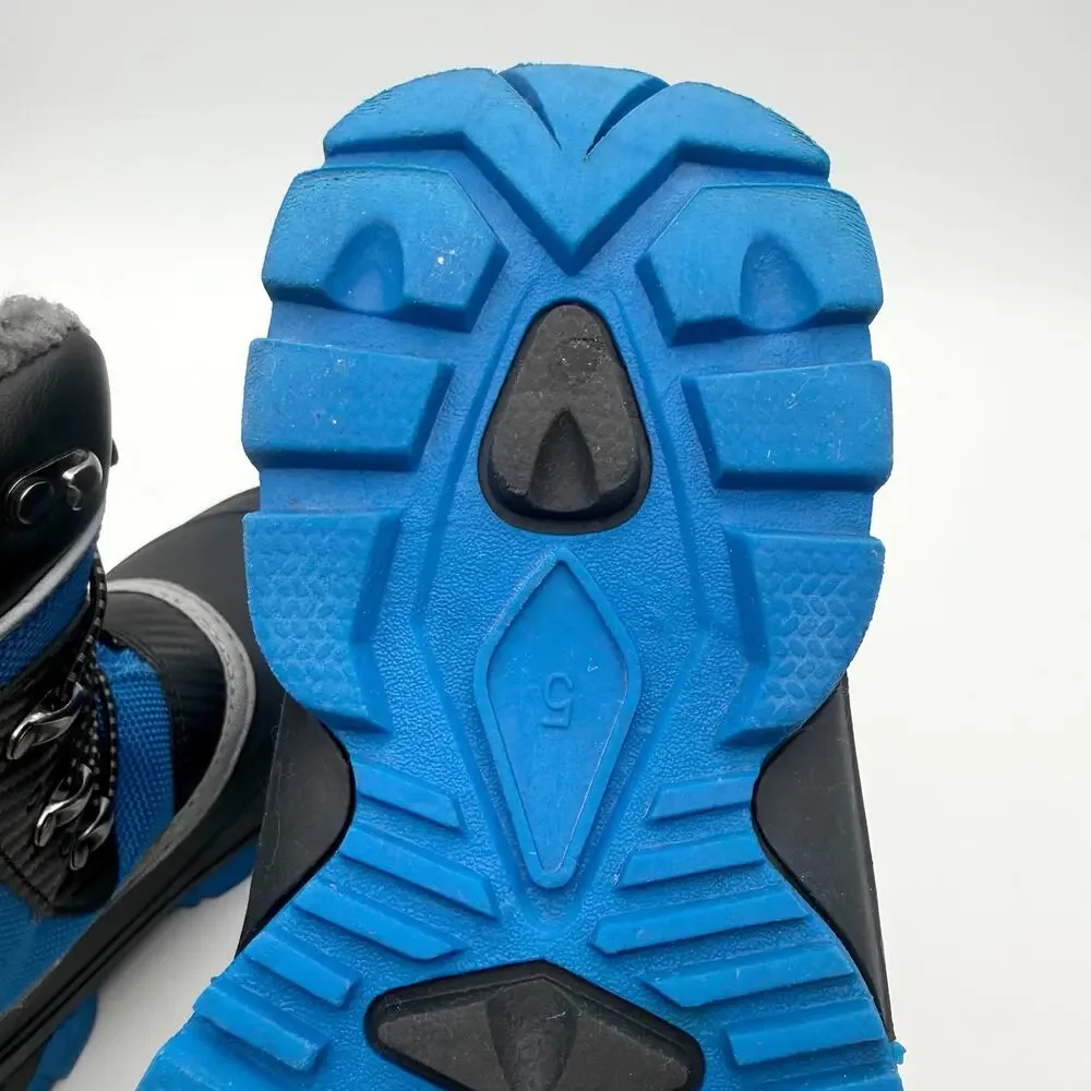 Kamik Kids Luke 3 Snow Boots US 5 EU 37 Blue Waterproof Insulated EUC